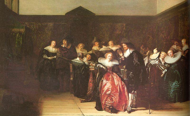 Pieter Codde Merry Company 2 oil painting image